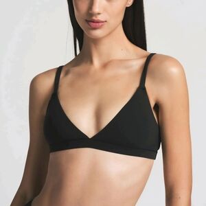 SKIMS Black Stretch Triangle Bralette